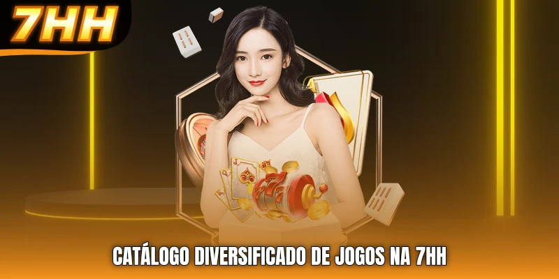 Catálogo diversificado de jogos na 7HH